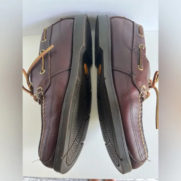 Timberland Earthkeepers Boat Deck Shoes Leather Brown Men's Size 8.5