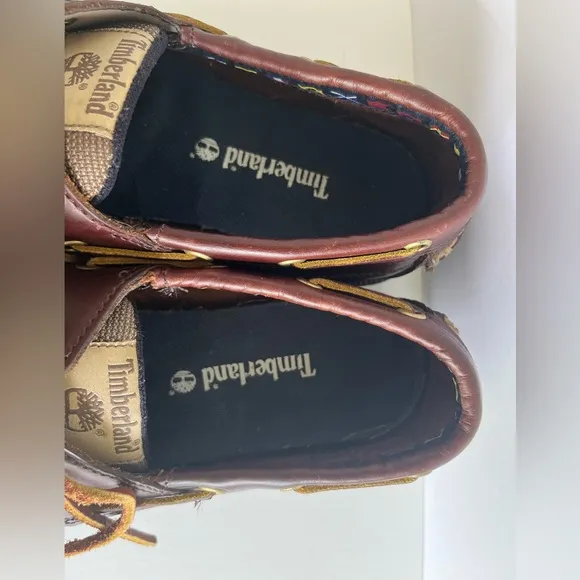 Timberland Earthkeepers Boat Deck Shoes Leather Brown Men's Size 8.5