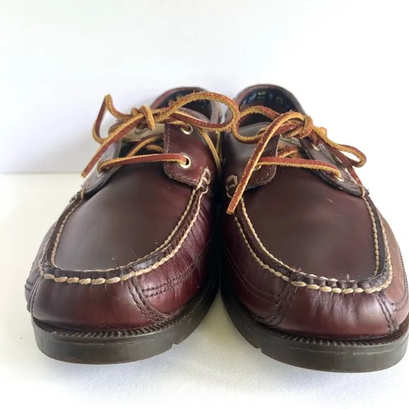 Timberland Earthkeepers Boat Deck Shoes Leather Brown Men's Size 8.5