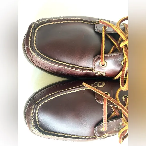 Timberland Earthkeepers Boat Deck Shoes Leather Brown Men's Size 8.5