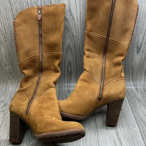 Timberland Heeled Leather Boots