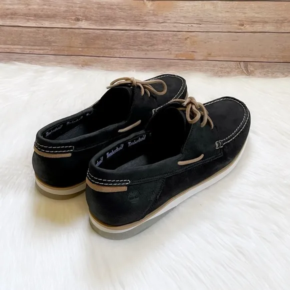 Timberland Men’s Atlantis Break Black Boat Shoes
