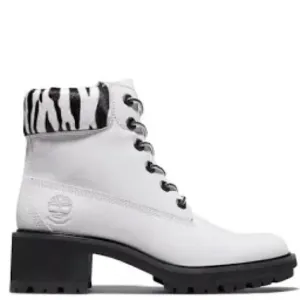 Timberland NWOT Kinsley Safari 6 in. Zebra Print Heeled Boots in Black/White.