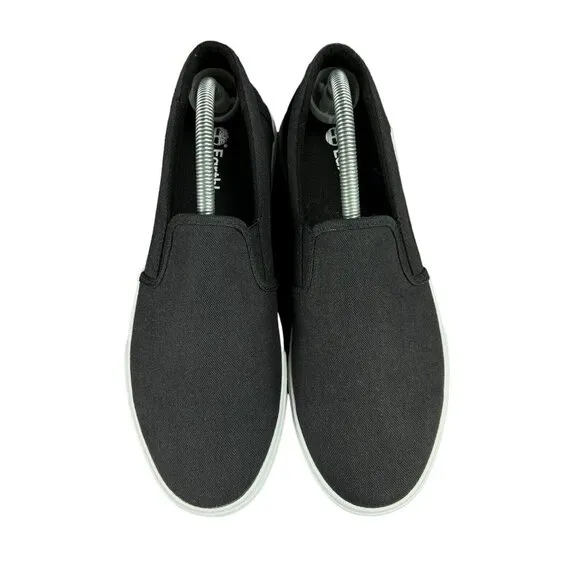 Timberland Union Wharf 2.0 EK  Black Canvas Slip On Shoes Men's Size 8 M