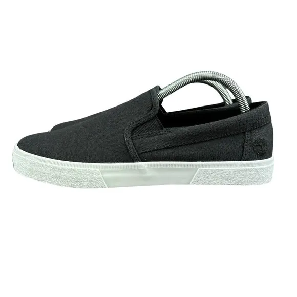 Timberland Union Wharf 2.0 EK  Black Canvas Slip On Shoes Men's Size 8 M