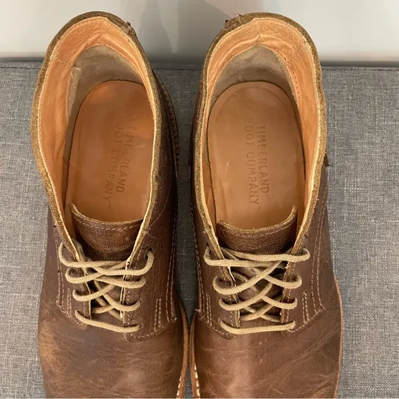 TIMBERLAND Vintage Leather Chukka Boots - Brown, Size 9