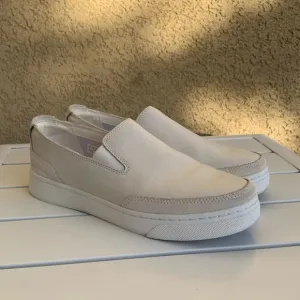 Timberland white leather flats platform size 7.5