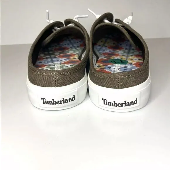 Timberland Women's Skyla Bay Canvas Mule, Brown , Size 7.5 (C)