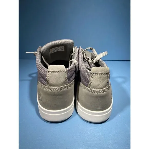 Timberland Men's Davis Square Leather Medium Grey Lifestyle Shoes Size 13 A1SES