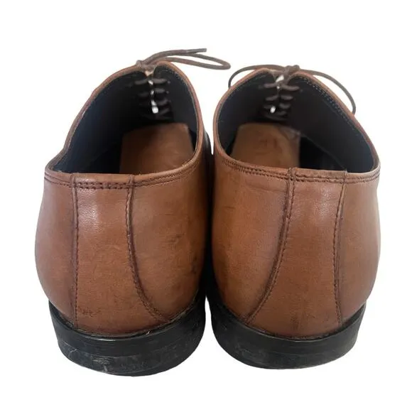 To Boot New York Mens 12 Pienza Cap Toe Oxford Dress Shoes Lace Up Leather Brown