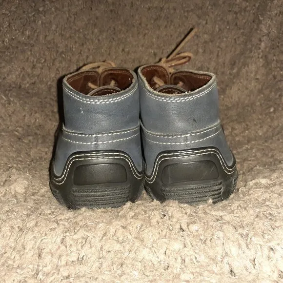TOD'S-Chukka Boots-Moccasins Toe-Blue Suede