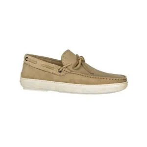 Tod's Men’s Loafer Shoes Size 8 Moccasins Naturale Suede Slippers Workwear Tan