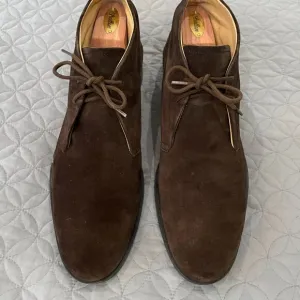 Tod's Suede Lace-Up Chukka Boots – Size US 11