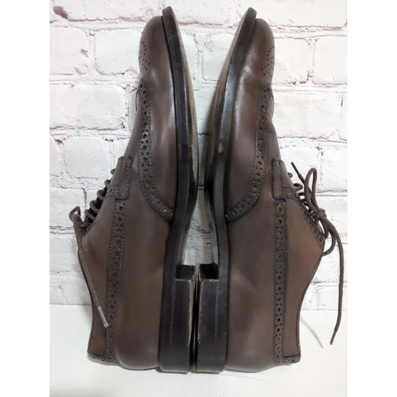 Tod's Wingtip Brogues Oxfords Brown Leather Mens Shoe Size US 8 $680
