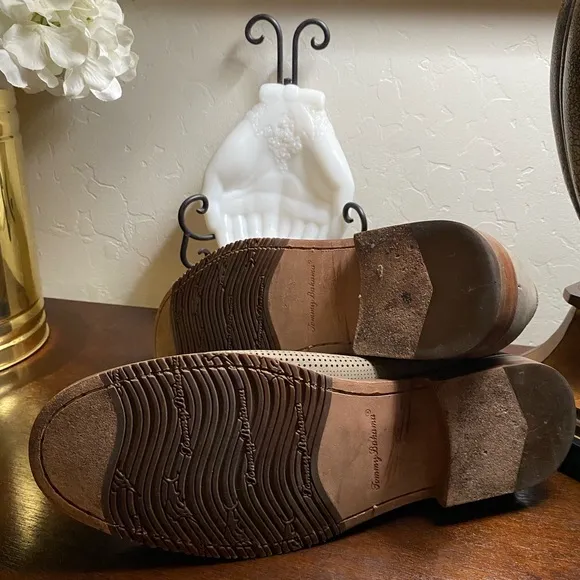 Tommy Bahama Men’s Felton Leather Nubuck Loafers 9.5M Beige Preppy Boat Shoes
