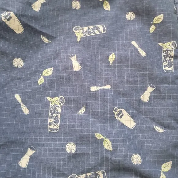 Tommy BahamaSize40Men's Swim Trunks All Over Mojito Print Drawstring Vacation