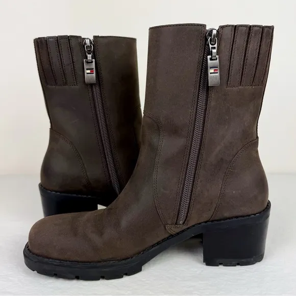 Tommy Hilfiger 90's Brown Ankle Boots