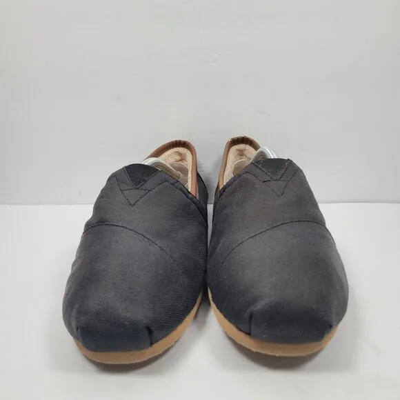 Toms Alpargata Men's Black Slip-On Shoes US Size 13 NWOT