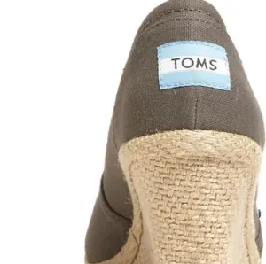 Toms Calypso Espadrille Wedges Sz 11 Wide