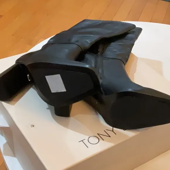 Tony Bianco Black Heeled Boots