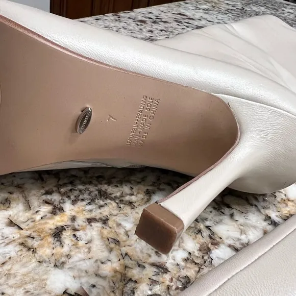 Tony Bianco Cream Heeled Boots