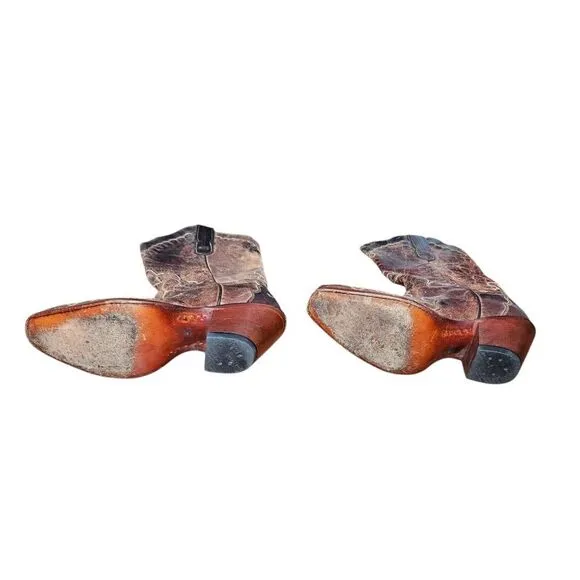tony lama leather cowboy boots