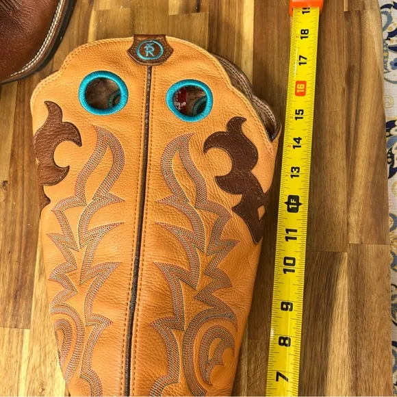 Tony Lama Women’s Square Toe Western Cowgirl Boots Size 9