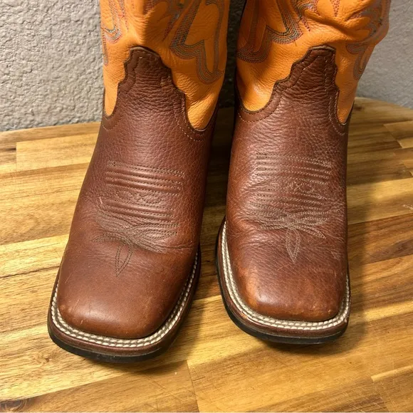 Tony Lama Women’s Square Toe Western Cowgirl Boots Size 9