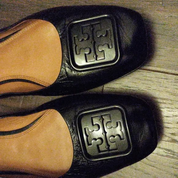 Tory Burch &quot;Georgia&quot; Slip-On Square Toe Ballet Flats