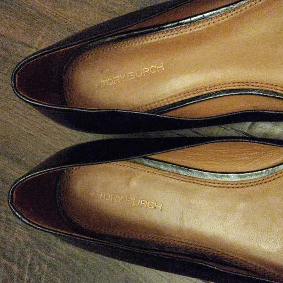 Tory Burch &quot;Georgia&quot; Slip-On Square Toe Ballet Flats