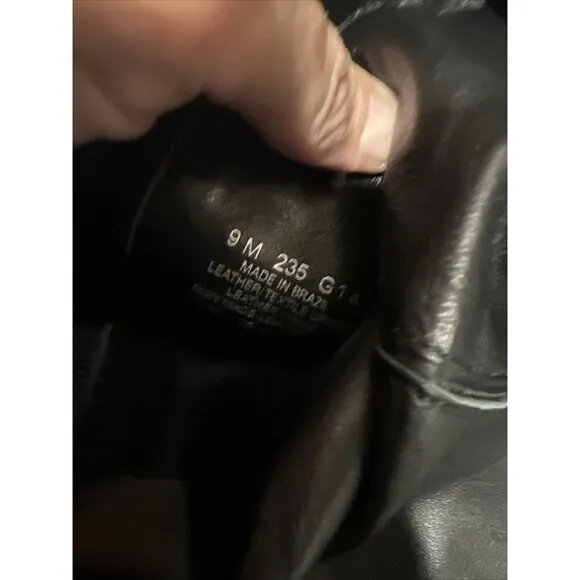 Tory Burch &quot;Sullivan” Women’s Sz 9M Black Leather Knee-High Heeled Boots