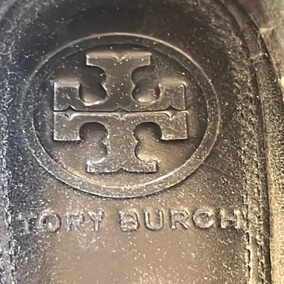 Tory Burch Black Leather Loafers