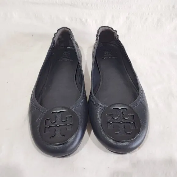 Tory Burch black leather size 6