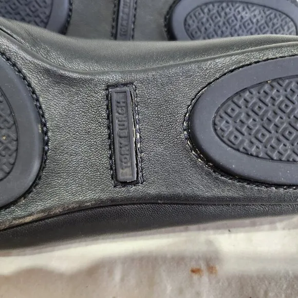 Tory Burch black leather size 6