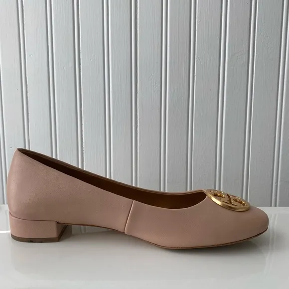 Tory Burch Chelsea Napa Leather Ballet Flat, Size 8