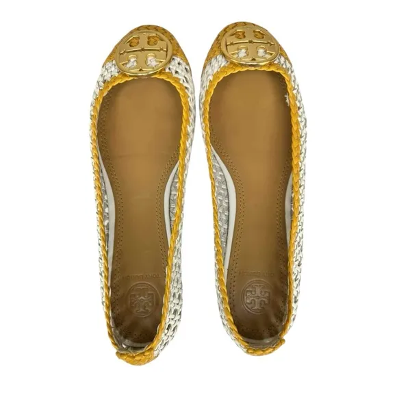 Tory Burch Chelsea Woven Ballet Flats Size 7