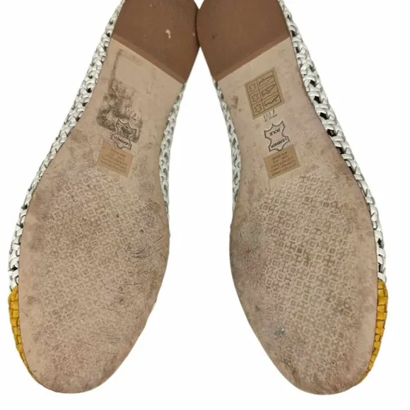 Tory Burch Chelsea Woven Ballet Flats Size 7