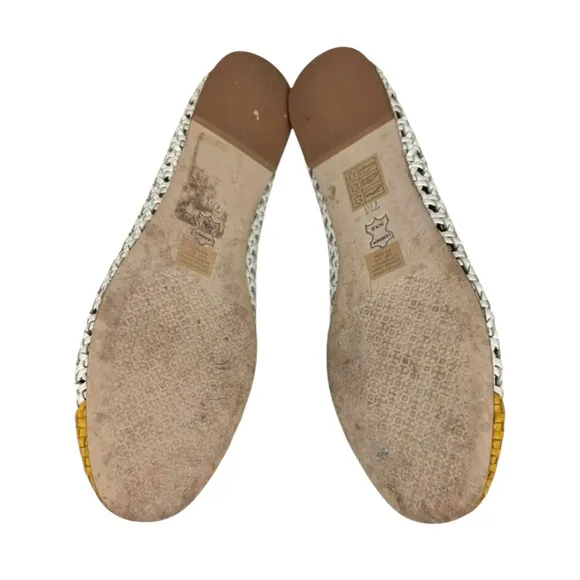 Tory Burch Chelsea Woven Ballet Flats Size 7