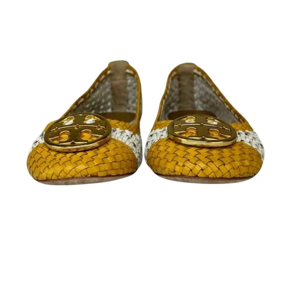 Tory Burch Chelsea Woven Ballet Flats Size 7
