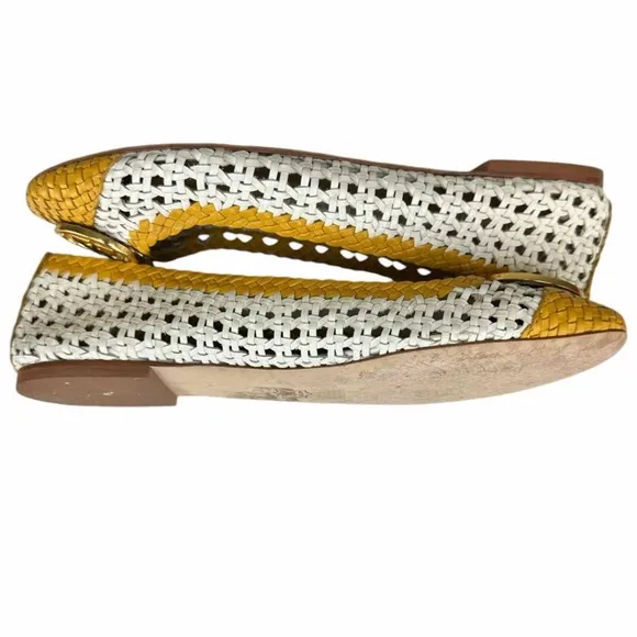 Tory Burch Chelsea Woven Ballet Flats Size 7