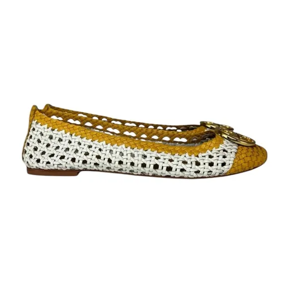 Tory Burch Chelsea Woven Ballet Flats Size 7