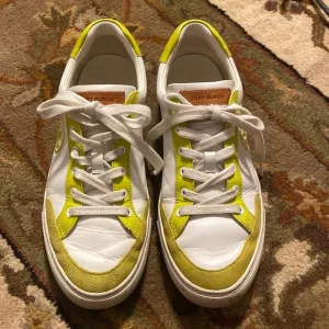 Tory Burch Color Block Signature T-Logo Leather Sneaker Shoes Size 8.5