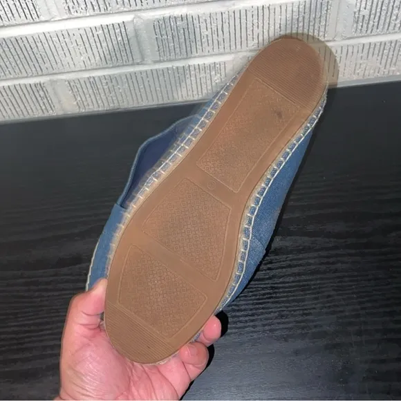 Tory Burch Denim Weston Espadrille Flats