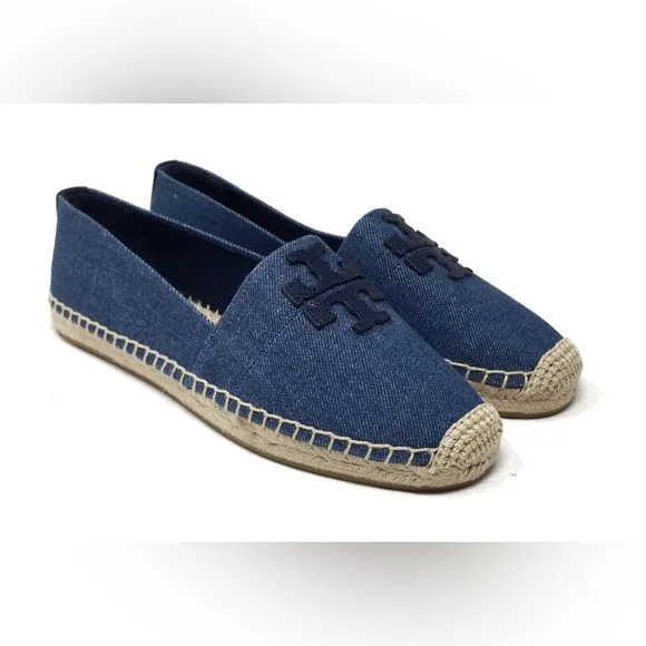 Tory Burch Denim Weston Espadrille Flats