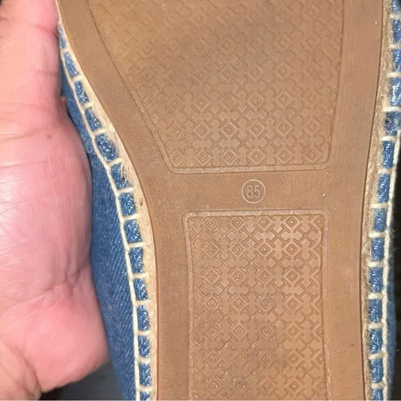 Tory Burch Denim Weston Espadrille Flats