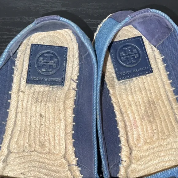 Tory Burch Denim Weston Espadrille Flats