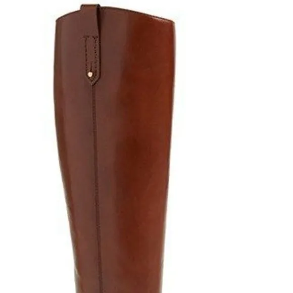 Tory Burch Derby Riding Boots in Almond