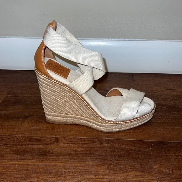 Tory Burch Frieda Platform Espadrille Sandal Wedges