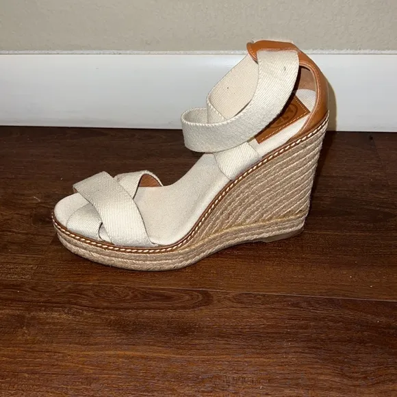 Tory Burch Frieda Platform Espadrille Sandal Wedges