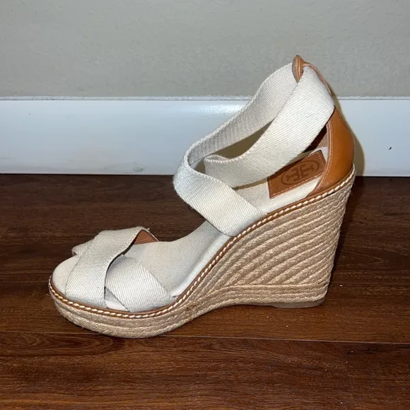 Tory Burch Frieda Platform Espadrille Sandal Wedges